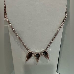 Rebecca Minkoff Silver Dagger Statement Necklace